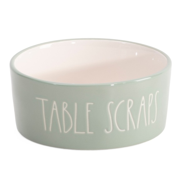 GIFT IDEA!!! NWT Rae Dunn 🐾 TABLE SCRAPS 🐾 Pet Bowl
